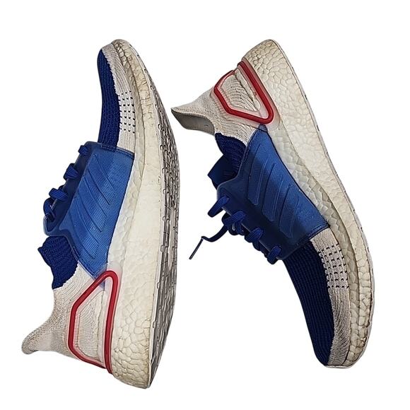 adidas Other - Adidas Mens Ultraboost 19 Blue White Running Athletic Shoes Size 13 US EF1340